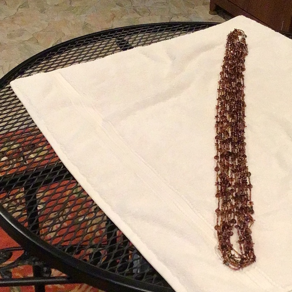 Beaded 8 Strand Necklace